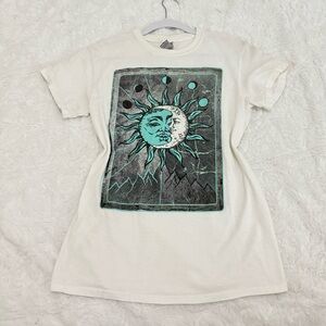 Graphic Sun and Moon Women's T-Shirt
